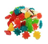 Mélange de bonbons aux fruits de Noël avec fond en sucre moussant 175 g