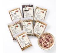 Mélange De Bouillie Multigrains 7 Saveurs, 120 G X Sachets, Mélanges Grains Entiers Et Noix Pré-portés, Petit-déjeuner Facile For La Famille, Repas Sain
