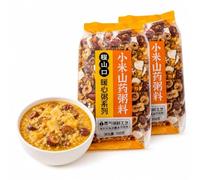 Mélange De Bouillie Multigrains Yam, 388 G X 2 Sacs, Céréales Petit-déjeuner Saines Pré-mélangées, Grains Entiers Naturels, Congee Facile À Cuire