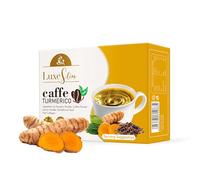 Mélange de Café au Curcuma avec Poudre de Citron - Soutien Immunitaire Quotidien & Amélioration de l'Éclat de la Peau, Boisson Riche en Antioxydants pour le Bien-être, 10 Sachets par Boîte(2pack)