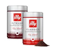 Mélange de café moulu Illy Intenso + Illy Espresso 500 g