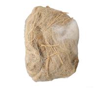 Mélange de coton et sisal pour perruches, pinsons, canaris - Sans danger et doux pour l'élevage et la cage (80 g)