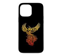 Mélange de Couleurs Jaune et Orange Phoenix Artistique Coque pour iPhone 13 Pro Max