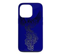 Mélange de Couleurs Noir et Gris Phoenix Artistique Coque pour iPhone 13 Pro
