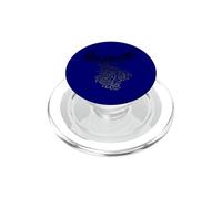 Mélange de Couleurs Noir et Gris Phoenix Artistique PopSockets PopGrip pour MagSafe