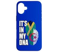Mélange de Drapeau jamaïcain et algérien Coque pour iPhone 16 Plus