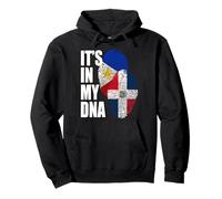 Mélange de Drapeaux dominicains et Philippines ADN Sweat à Capuche