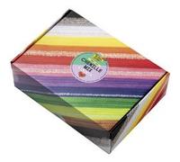 FOLIA Mélange de fils chenille Jumbobox, 300 mm, assorti