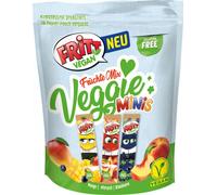 Mélange de fruits Fritt Vegan Veggie Minis bandelettes de bonbons à mâcher 135g