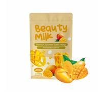 Mélange de Fruits Premium pour Boisson - 6 Saveurs de Fruits : Banane, Mangue, Fraise, Litchi, Matcha, Cantaloup, 10 Sachets de 18 g(Mango)