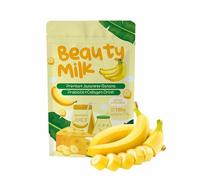 Mélange de Fruits Premium pour Boisson - 6 Saveurs de Fruits : Banane, Mangue, Fraise, Litchi, Matcha, Cantaloup, 10 Sachets de 18 g(Banana)