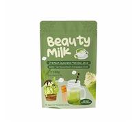 Mélange de Fruits Premium pour Boisson - 6 Saveurs de Fruits : Banane, Mangue, Fraise, Litchi, Matcha, Cantaloup, 10 Sachets de 18 g(Matcha)