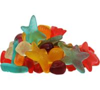 Mélange de gommes aux fruits sans sucre en 5 parfums fruités 175g