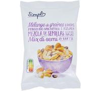 Mélange de graines et raisins secs - Cacahuètes, amandes, noix de cajou et raisins - Apéritif sain et gourmand - Format 200g en sachet refermable - Lot de 4