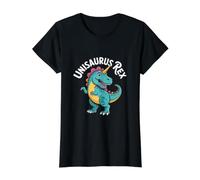 Mélange de Licornes et de Dinosaures Mignons Unisaurus Rex T-Shirt Graphique avec Valeur