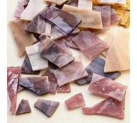 Mélange de mosaïque de verre de cristal, 100g Mica Mosaic Tiles Irregular DIY Craft Multicolor Glass Materials Home Decoration(Color 20)