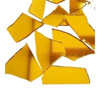 Mélange de mosaïque de verre de cristal, 100g Mica Mosaic Tiles Irregular DIY Craft Multicolor Glass Materials Home Decoration(Color-14)