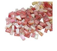 Mélange de mosaïque de verre de cristal, Mosaic Tiles 250g Irregular Shape Multicolor For DIY Arts And Crafts(Color3)