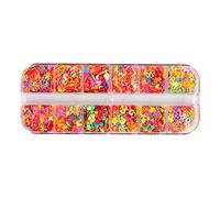 Mélange de paillettes en résine époxy pour décoration d'ongles, bijoux, fabrication de bijoux