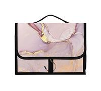Mélange de peintures acryliques, texture marbre rose, or, art moderne, 1 trousse de toilette à suspendre, organisateur de maquillage, étui de rangement portable pour cosmétiques de voyage avec crochet