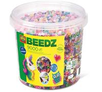 Mélange De Perles A Repasser - Boîtes 9000 Trendy - Ses Creative - 9000 Perles Aux Couleurs Vives.