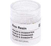 Mélange de Perles, Diamants et Globules pour Résine - Créez des Bijoux Éblouissants - Rico Design Or - Or Or