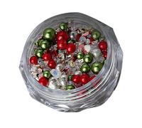 Mélange de perles en résine strass à dos plat pour décoration d'ongles, chaussures, vêtements, gobelets, scrapbooking, mélange de résine moitié et dos plat