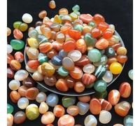 Mélange De Pierres Naturelles En Agate,Cristal Arc-En-Ciel,Pour Les Prières D'église,Succulente Literie,Vase De Remplissage,Décoration De Maison,Paysage - Type 100g