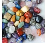 Mélange de pierres roulées en jade naturel, 100 g, décoration de jardin pour fontaine, collection Rolling Stone, spécimen de méditation de guérison, décoration d'intérieur