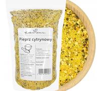 Mélange de Poivre Citronné Moulu - Idéal pour Poisson, Légumes & Marinades - Saveur Intense et Équilibrée 200 Grammes | KUCHNIA ZDROWIA