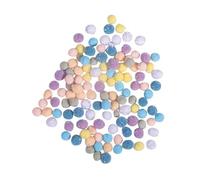 Mélange De Pompons, 7mm Ø, Pastel, Couleurs Assorties, 120 Pièces