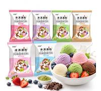 Mélange De Poudre Crème Glacée DIY - 6 Saveurs (paquets 100 G X6) For Desserts Faits Maison, Garniture Thé À Bulles, Fournitures Boulangerie. Recette Facile, Pas Machine !
