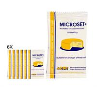 Mélange de présure microbien coagulant Microset - Sachet de 5 g pour 50 litres de lait - Cuajo Caglio Presüre Lab (6, 5 g)