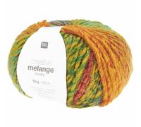 Rico Design - Pelote de laine à tricoter - CREATIVE MELANGE CHUNKY - 50 g, 90 m - 039 Curry-vert