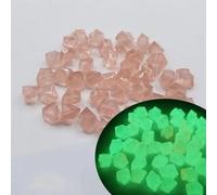 Mélange de roches pour aquarium,100/200 pièces/sac,décoration de poissons précieux,galets de charbon souterrains d'extérieur,lueur dans le noir,pochoir de jardin,RR2185 - Type E-200PCS
