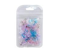 Mélange de strass de type 3D Décoration pour ongles Acrylique Arcs scintillants pour ongles Pierres précieuses Pendentif Décors Résine Artisanat