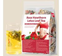 Mélange De Tisanes D'aubépine À La Rose, 30 Sachets De Thé, Infusion Naturelle De Plantes Et De Fleurs For Le Bien-être Quotidien, Boisson Chaude Ou Glacée(1pcs)