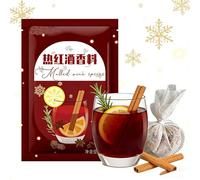 MéLange D'éPices de Saison pour Vin Chaud - 1 Sachets Individuels (18 G Au Total) pour Cidre Pomme(New model)