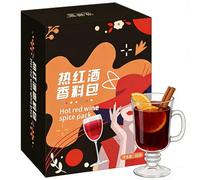 MéLange D'éPices de Saison pour Vin Chaud - 4 Sachets Individuels (80 G Au Total) pour Cidre Pomme