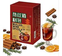 MéLange D'éPices de Saison pour Vin Chaud - 4 Sachets Individuels (88 G Au Total) pour Cidre Pomme