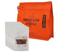 Mélange D'épices pour Vin Chaud Bio, Ingrédients Séchés 100% Naturels, Végétalien, Sans Gluten, pour Des Boissons Saines et Maison pour les Fêtes(Fruity 18g*6)