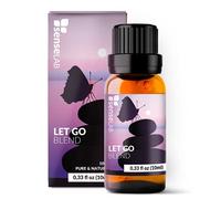 Mélange d'huiles essentielles Let Go, Extrait pur à 100% avec huiles d'encens citron bergamote et d'orange, qualité thérapeutique pour diffuseur d'aromathérapie, humidificateurs, pour la sérénité 10ml