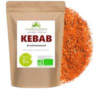 Mélange Epices 100% Naturel pour assaisonnement Kebab kefta Pita Chawarma 100g- Sachet Fraîcheur Biodégradable Refermable