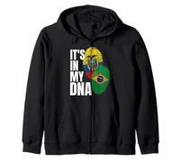 Mélange Équateur et Brésil ADN Flag Heritage Sweat à Capuche