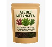 Mélange Gourmet d’Algues Séchées - Dulse, Laitue de Mer & Nori - 50g - Pour Cuisine Iodée & Créative