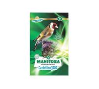 Mélange Manitoba Cardellino 3000, aliment complet pour chardonners, dépoussiéré, qualité italienne | 1 paquet de 2,5 kilogrammes.
