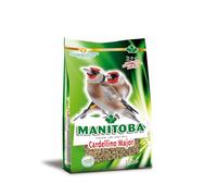 Mélange Manitoba Cardellino Major aliment complet pour chardonners, idéal pour les climats chauds, dépoussiérés, qualité italienne | 1 lot de 2,5 kilogrammes.
