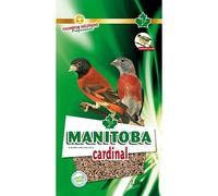 Mélange Manitoba Cardinal aliment complet pour chardonners, idéal pour les climats chauds, dépoussiérés, qualité italienne | 1 lot de 2,5 kilogrammes.