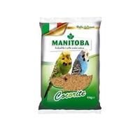 Mélange Manitoba pour Cocorite, aliment complet pour cocorite, graines de qualité italienne, dépoussiéré | 1 boîte de 4 kg.