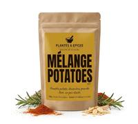Mélange Mix Epices 100% Naturel pour assaisonnement Pomme de Terre Potatoes 100g- Sachet Fraîcheur Hermétique Refermable